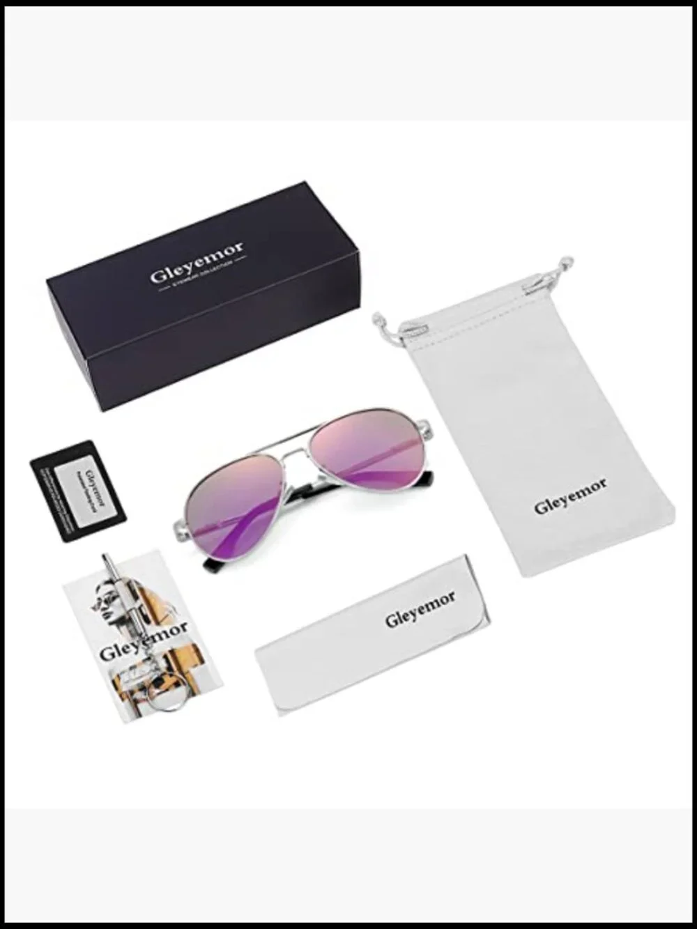 Metal Frame Polarized Aviator Sunglasses for Kids